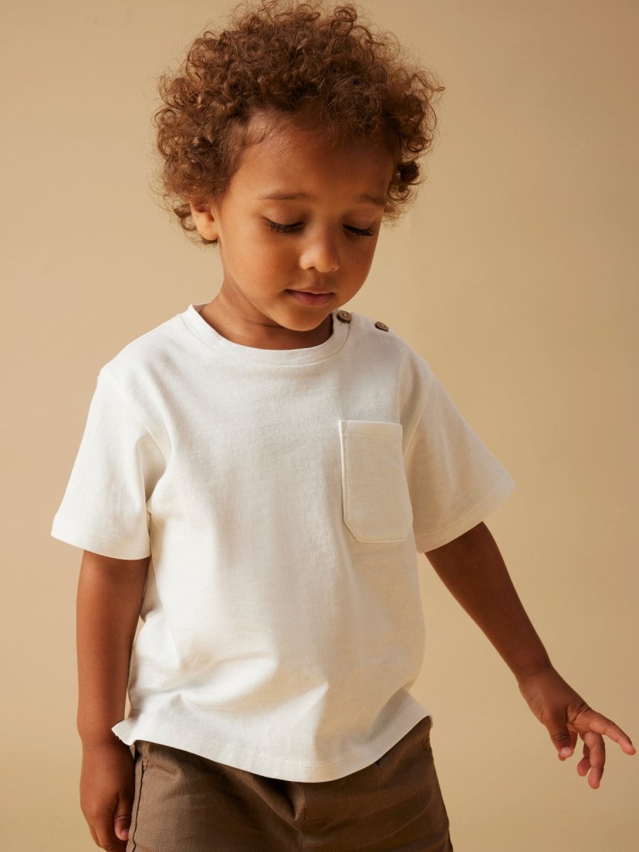 Lil' Atelier Mini DOLAN Loose T - skjorte - Coconut Milk | Torgunns Barneklær AS