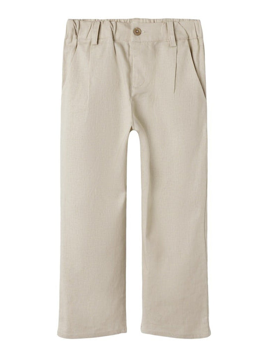 Lil' Atelier Mini FELIX NR PANT - Irish Cream | Torgunns Barneklær AS