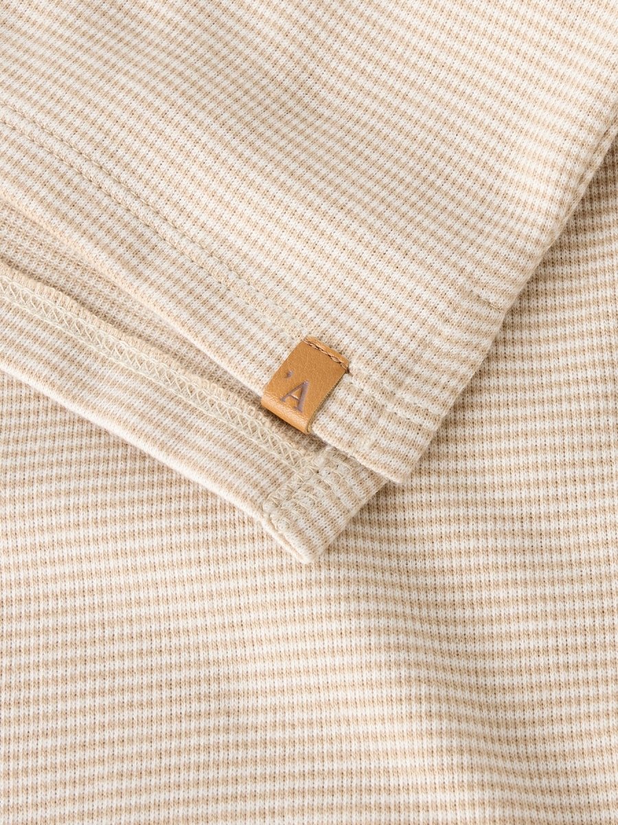 Lil' Atelier Mini FENG SS SLIM TOP - Oxford Tan | Torgunns Barneklær AS