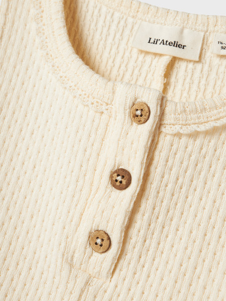 Lil' Atelier Mini FINOLA SL LOOSE SUIT - Turtledove | Torgunns Barneklær AS
