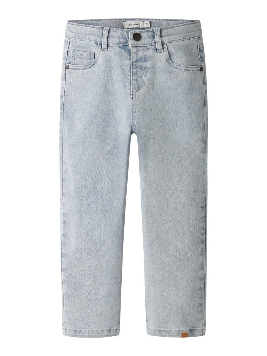 Lil' Atelier Mini FRANCES LOOSE JEANS - Light Blue Denim | Torgunns Barneklær AS