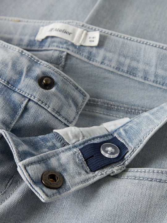 Lil' Atelier Mini FRANCES LOOSE JEANS - Light Blue Denim | Torgunns Barneklær AS
