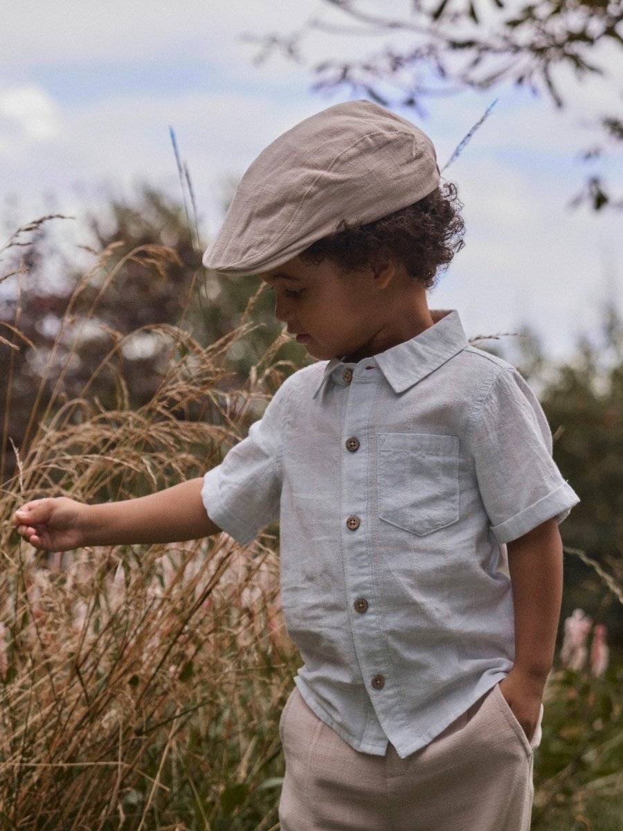 Lil Atelier Mini FREDDIE SIXPENCE hatt - Feather Gray | Torgunns Barneklær AS