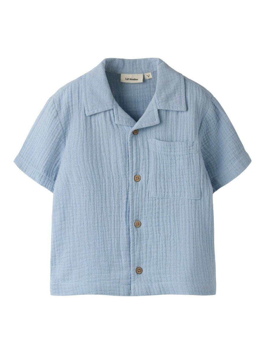 Lil' Atelier Mini FULINA SS SHIRT - Zen Blue | Torgunns Barneklær AS