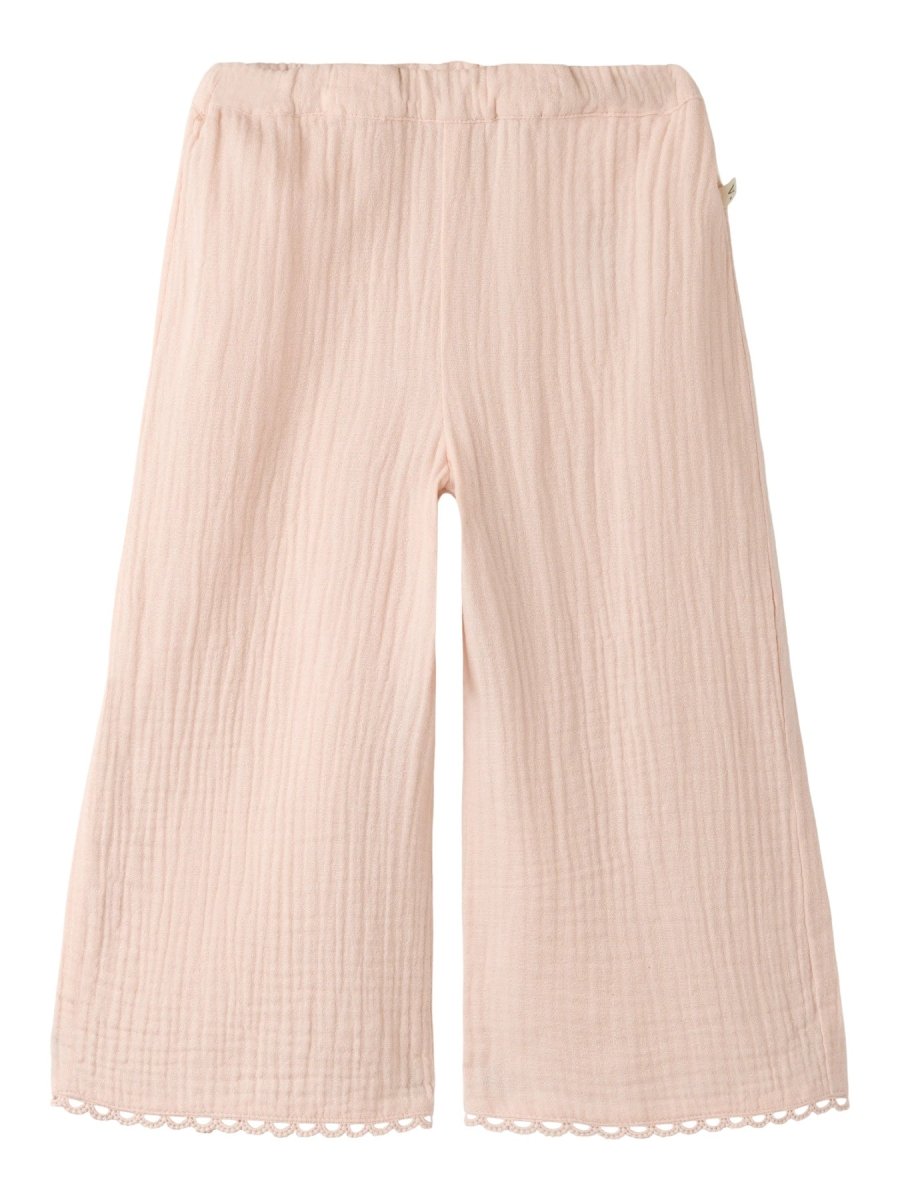 Lil' Atelier Mini FULINA WIDE PANT - Peach Whip | Torgunns Barneklær AS