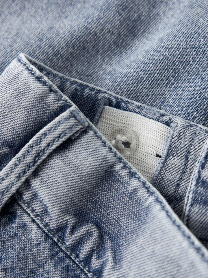 Lil Atelier Mini FUNDA LOOSE DENIM shorts - Medium Blue Denim | Torgunns Barneklær AS