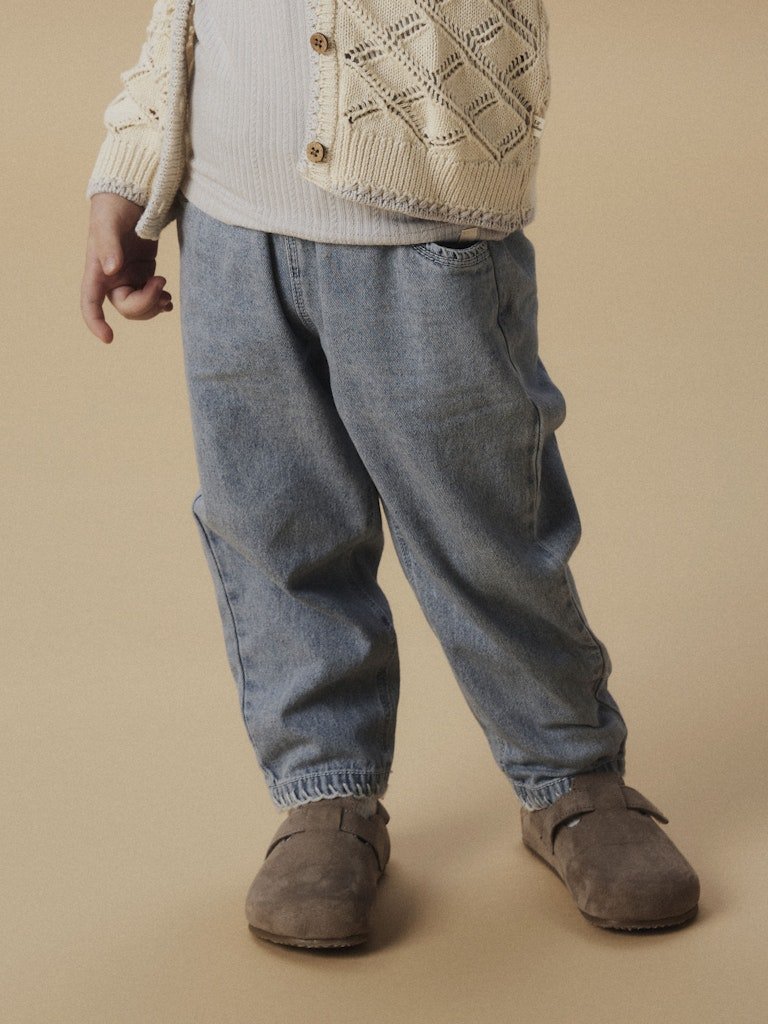 Lil' Atelier Mini FUNDA LOOSE JEANS - Medium Blue Denim | Torgunns Barneklær AS