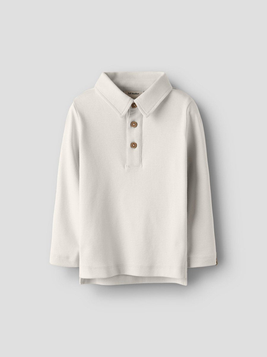 Lil' Atelier Mini FUNDO LUP LS TOP - Turtledove | Torgunns Barneklær AS