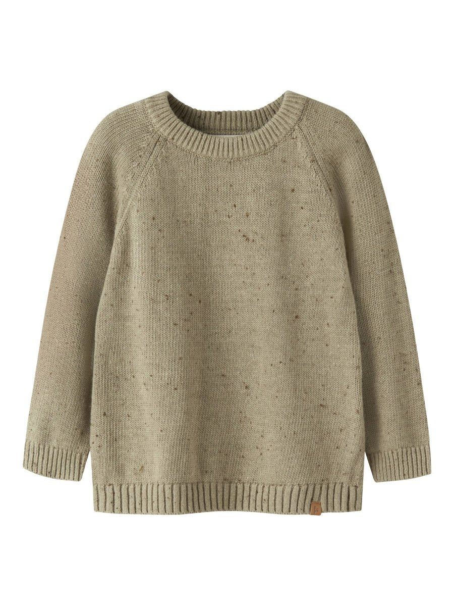 Lil' Atelier Mini GALTO FAN LS KNIT - Twill | Torgunns Barneklær AS
