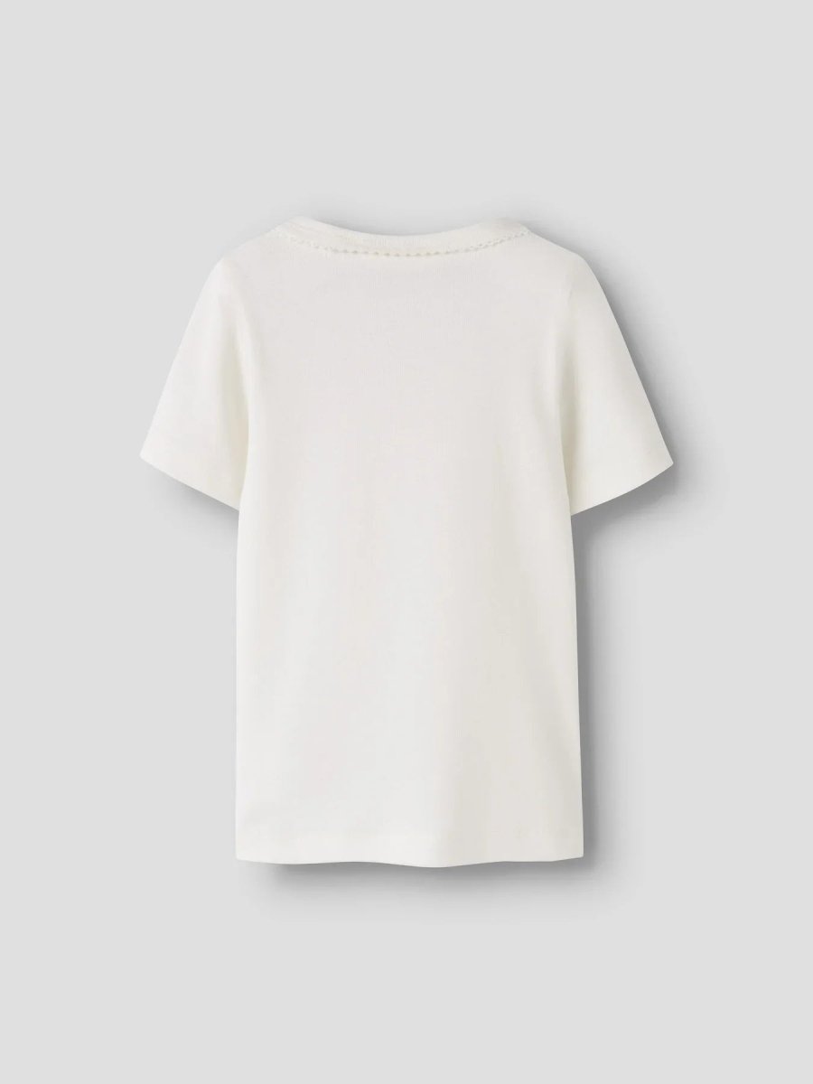 Lil Atelier Mini GAYO KOJ SLIM topp - Coconut Milk | Torgunns Barneklær AS