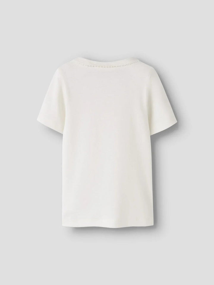 Lil Atelier Mini GAYO KOJ SLIM topp - Coconut Milk | Torgunns Barneklær AS