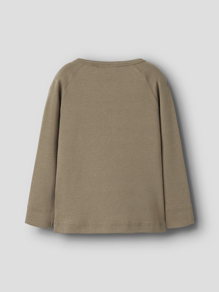 Lil' Atelier Mini GAYO SIM LS SLIM TOP - Sepia Tint | Torgunns Barneklær AS
