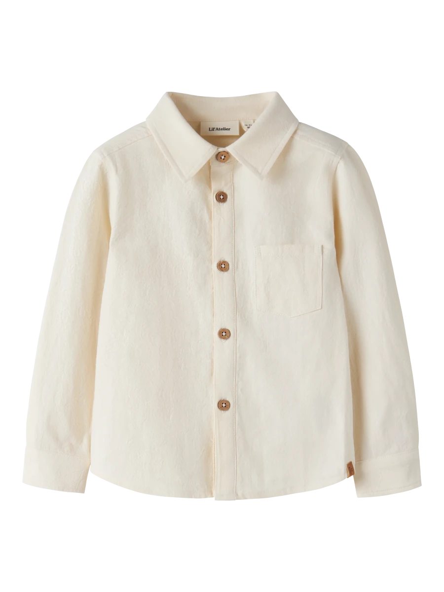 Lil' Atelier mini HADAM skjorte - Turtledove | Torgunns Barneklær AS