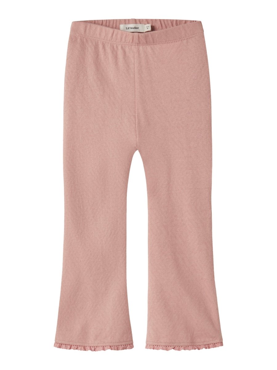 Lil' Atelier Mini Halina Bootcut Pant - Rose Tan | Torgunns Barneklær AS