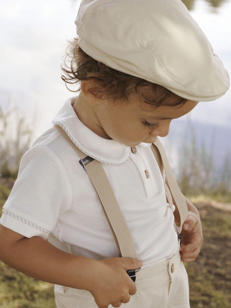 Lil' Atelier Mini HARBOUR BRACES - Bleached Sand | Torgunns Barneklær AS