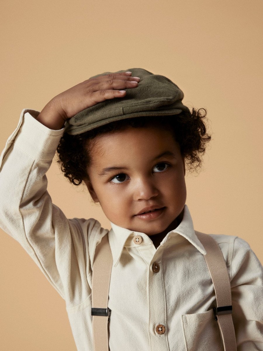Lil' Atelier Mini HARBOUR BRACES - Oxford Tan | Torgunns Barneklær AS