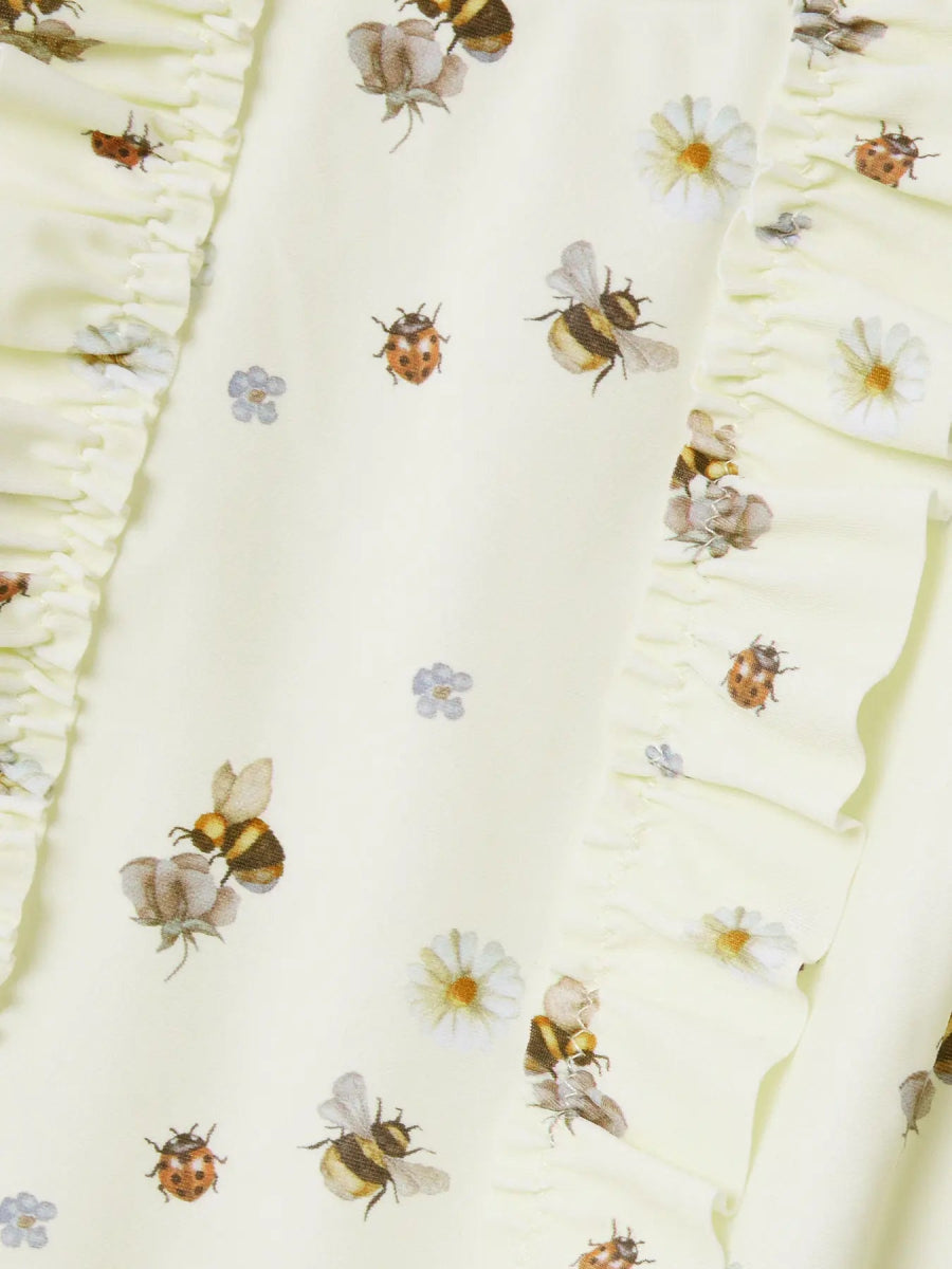 Lil' Atelier Mini HELGINA SWIMSUIT - Turtledove | Torgunns Barneklær AS