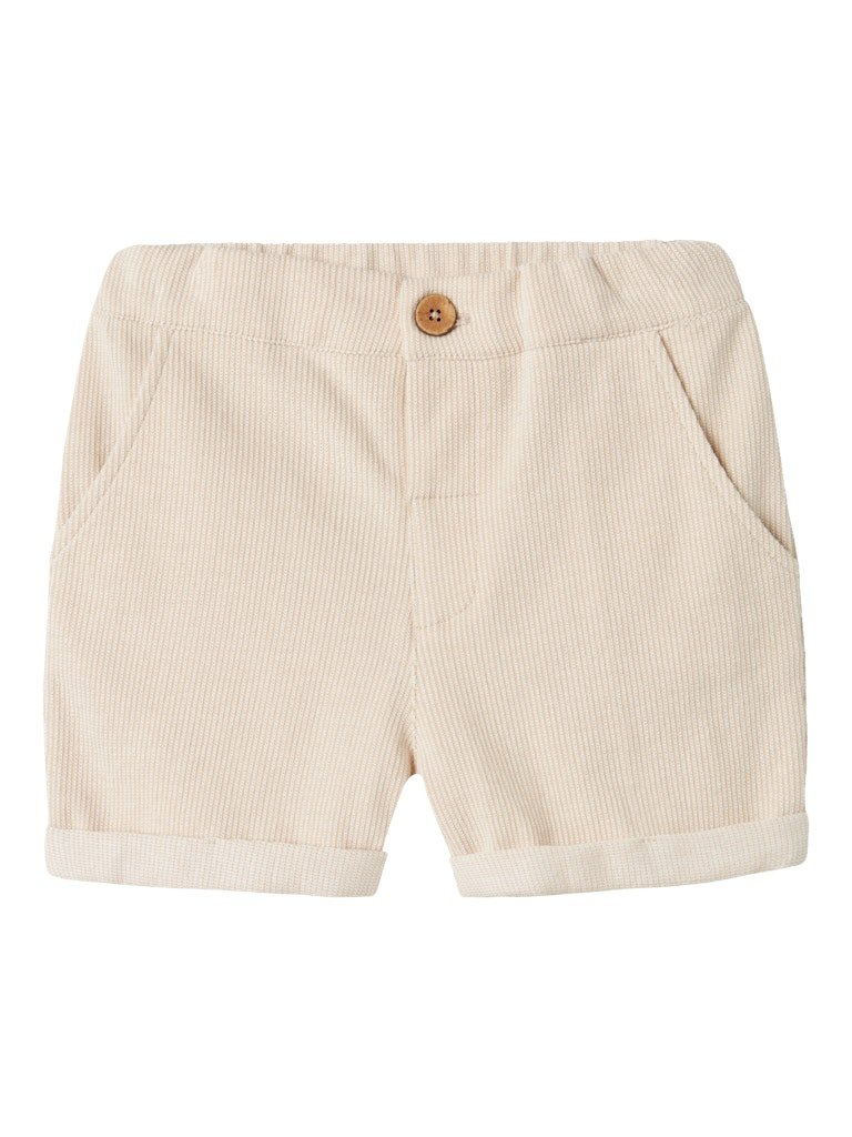 Lil' Atelier Mini HENRIK SHORTS - Irish Cream | Torgunns Barneklær AS