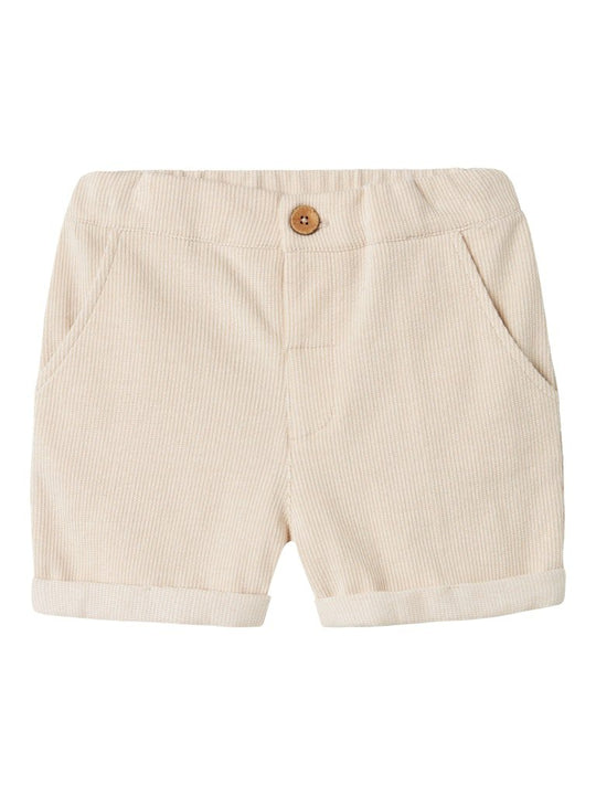 Lil' Atelier Mini HENRIK SHORTS - Irish Cream | Torgunns Barneklær AS