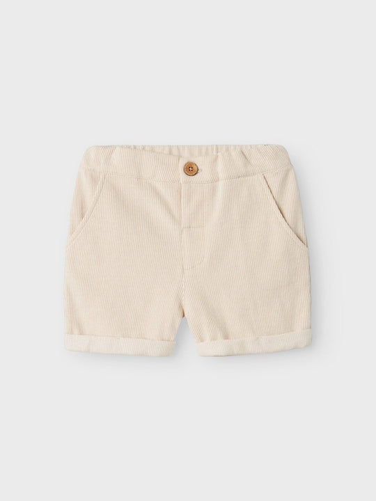 Lil' Atelier Mini HENRIK SHORTS - Irish Cream | Torgunns Barneklær AS