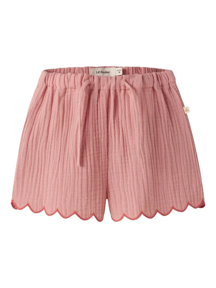 Lil Atelier Mini HIBA shorts - Rose Tan | Torgunns Barneklær AS