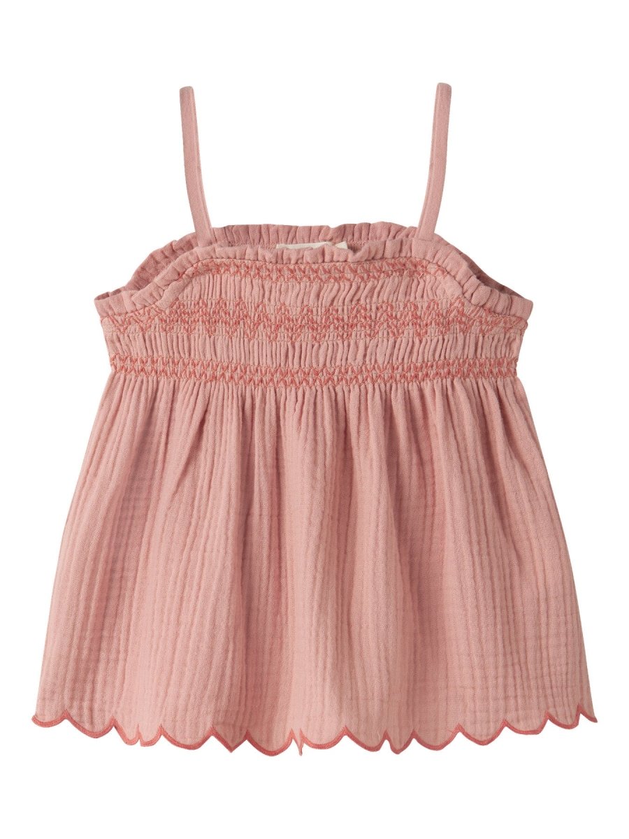 Lil Atelier Mini HIBA STRAP topp - Rose Tan | Torgunns Barneklær AS