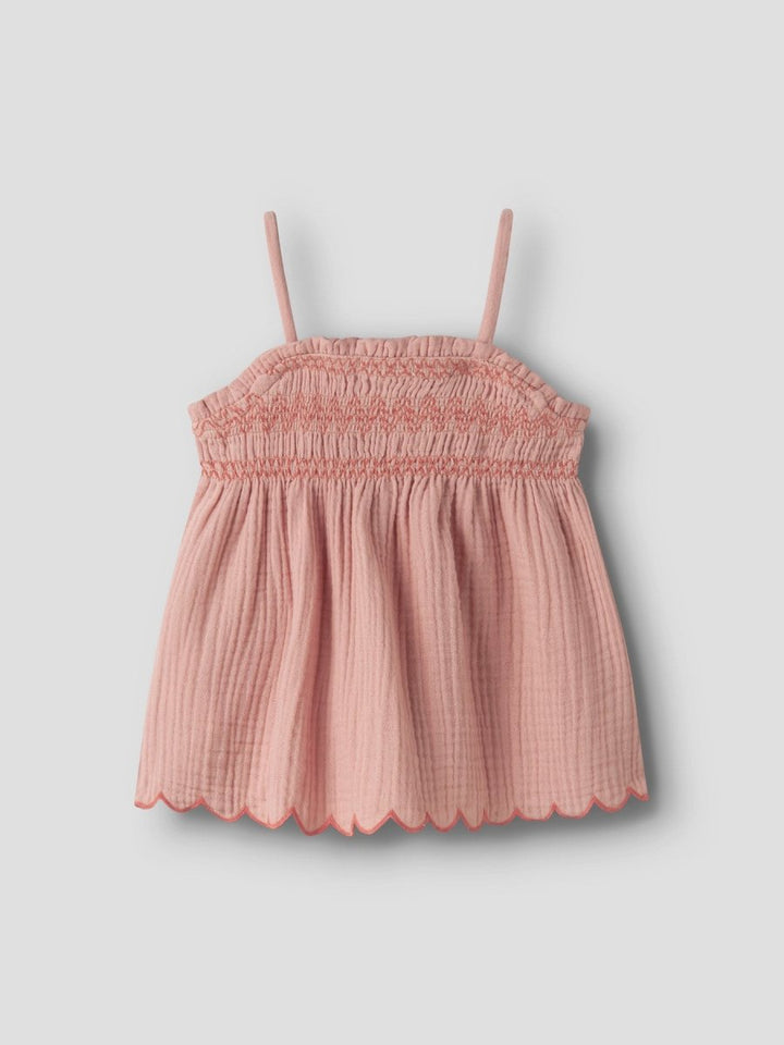 Lil Atelier Mini HIBA STRAP topp - Rose Tan | Torgunns Barneklær AS