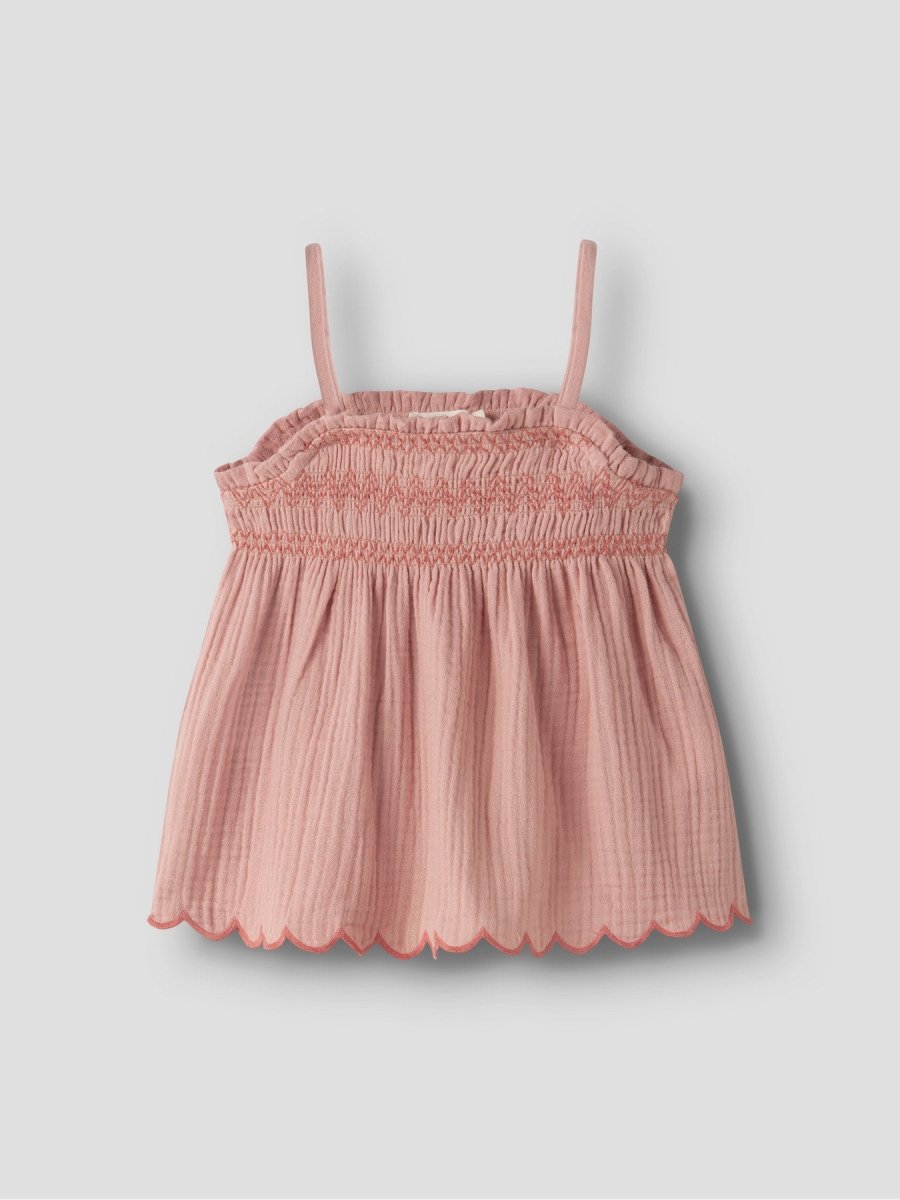 Lil Atelier Mini HIBA STRAP topp - Rose Tan | Torgunns Barneklær AS