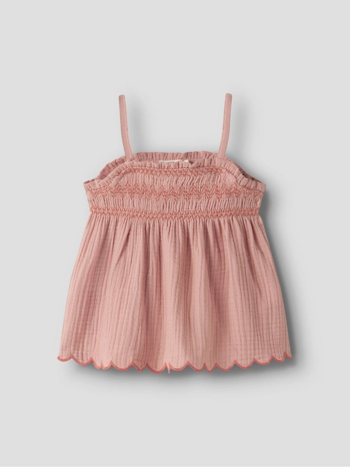 Lil Atelier Mini HIBA STRAP topp - Rose Tan | Torgunns Barneklær AS