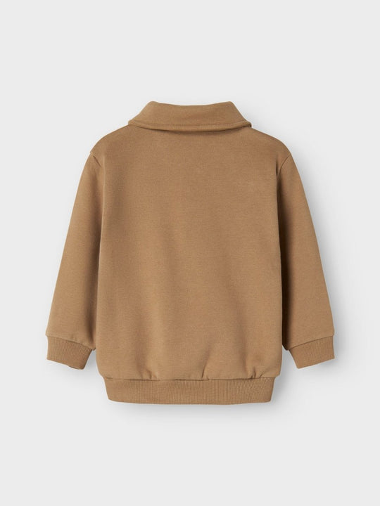 Lil' Atelier Mini ILONDON ROA LS LOOSE SWEAT - Sepia Tint | Torgunns Barneklær AS