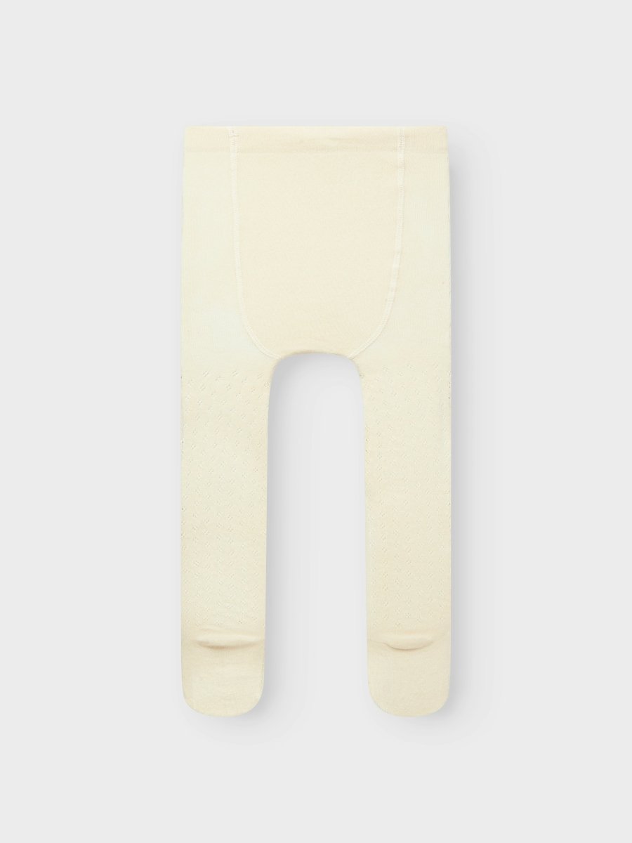 Lil' Atelier MINI ILSO ANA POINTELLE PANTYHOSE - Turtledove | Torgunns Barneklær AS