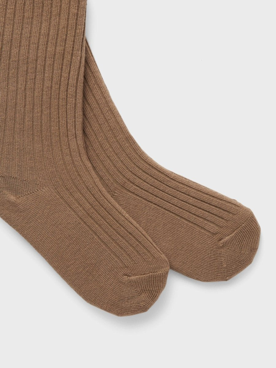 Lil' Atelier Mini ILSO PANTYHOSE NOOS - Sepia Tint | Torgunns Barneklær AS