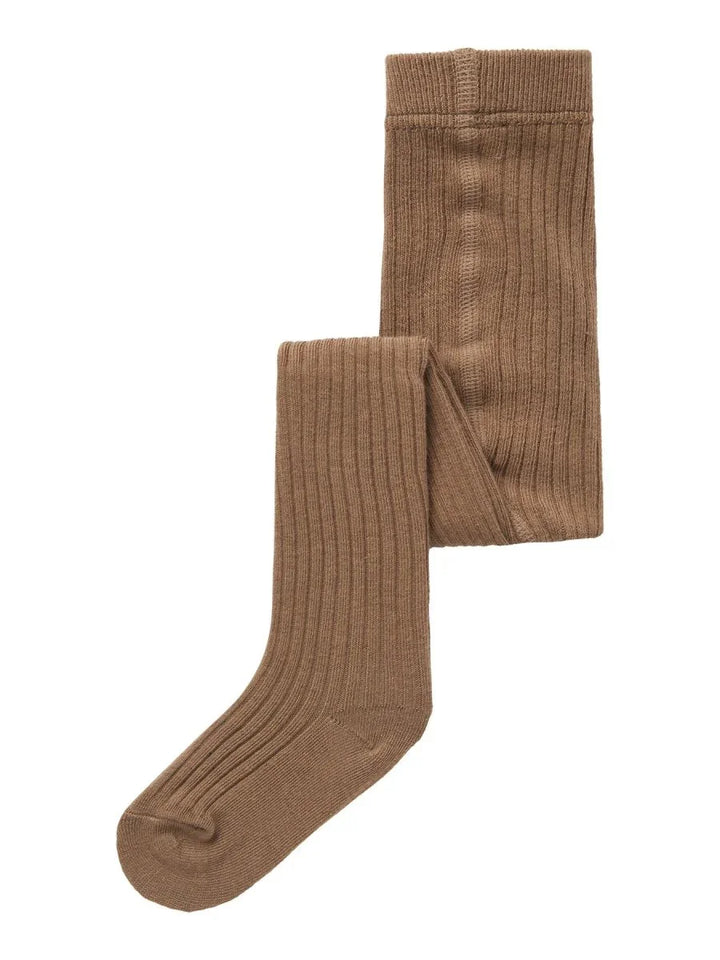 Myke strikkede barnesokker i ull, beige farge, perfekt til baby og småbarn