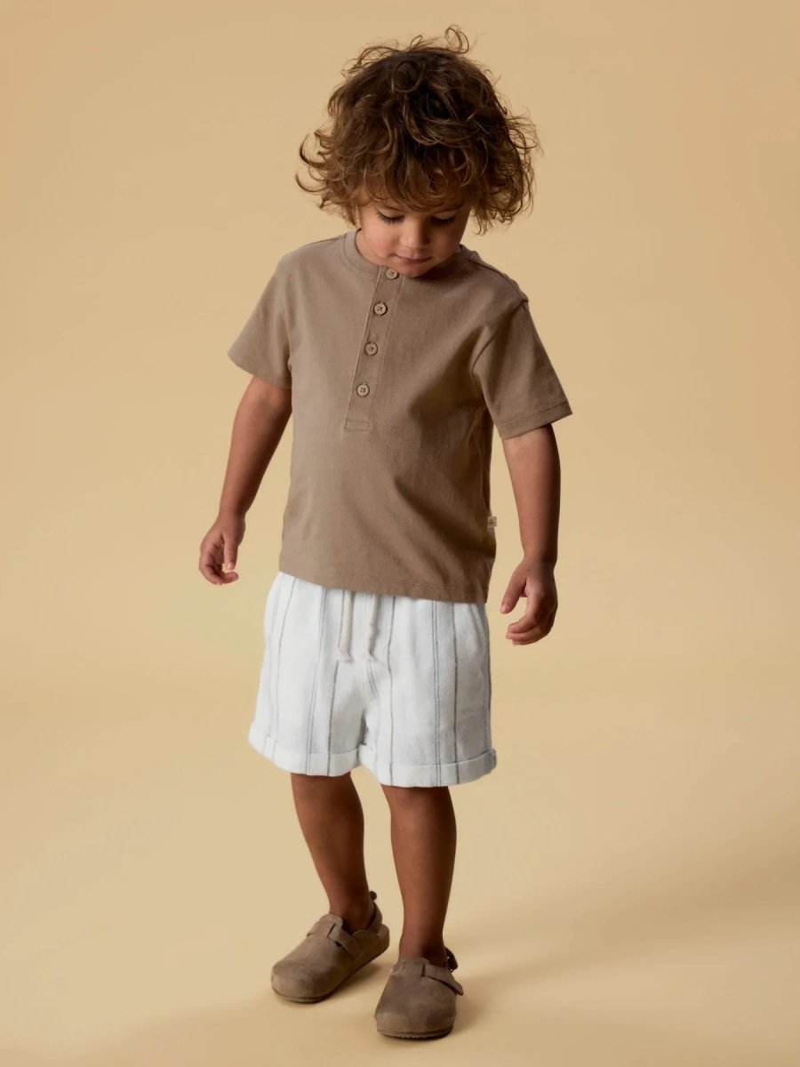 Lil Atelier Mini JERAN LOOSE shorts - Coconut Milk | Torgunns Barneklær AS