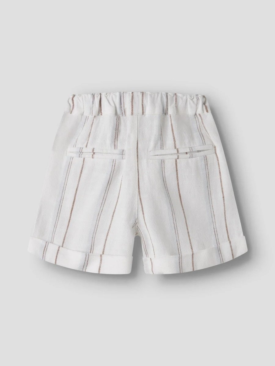 Lil Atelier Mini JERAN LOOSE shorts - Coconut Milk | Torgunns Barneklær AS