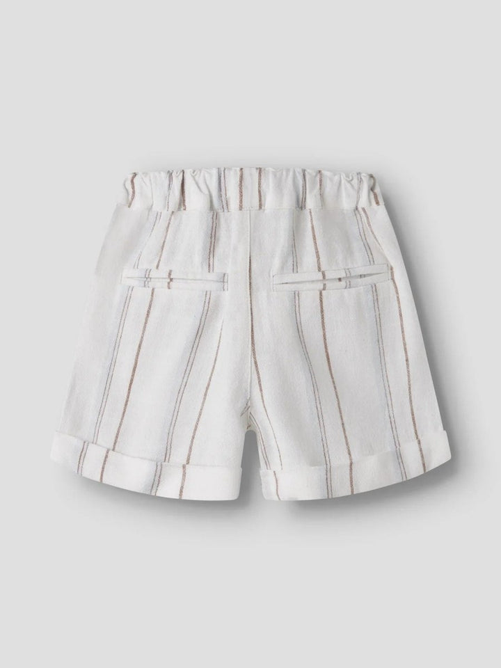 Lil Atelier Mini JERAN LOOSE shorts - Coconut Milk | Torgunns Barneklær AS