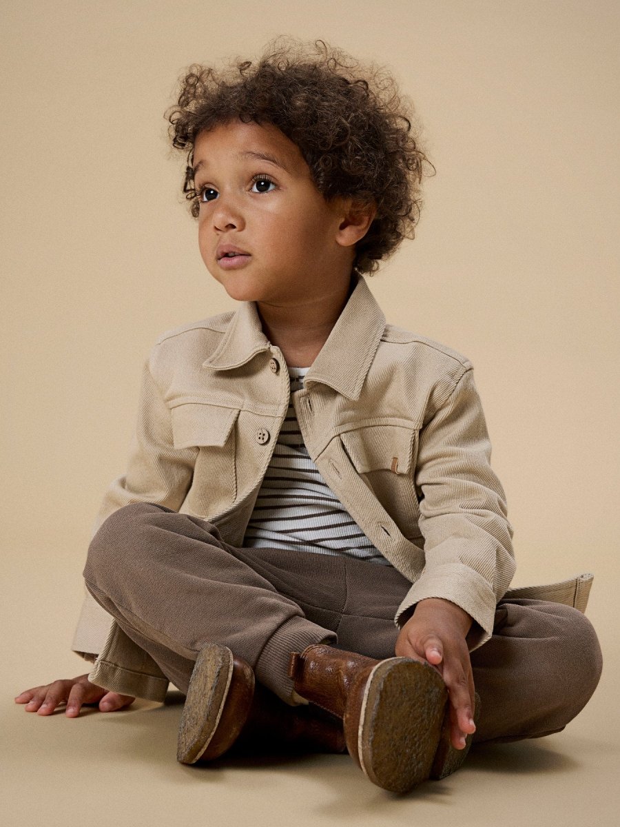 Lil' Atelier Mini JOBO LIO SWEAT PANT - Shitake | Torgunns Barneklær AS