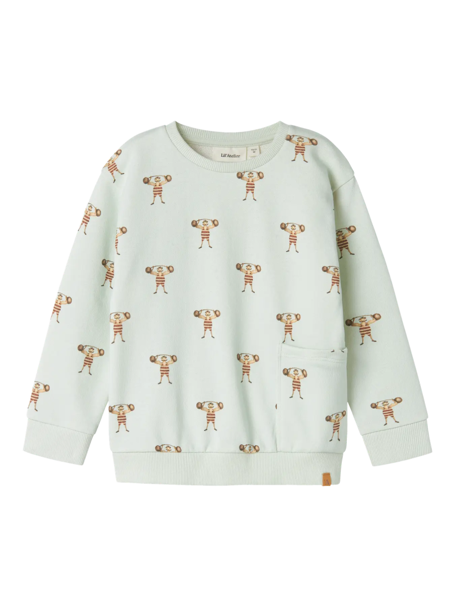 Lil' Atelier Mini JOBO LS LOOSE SWEAT - Murmur | Torgunns Barneklær AS