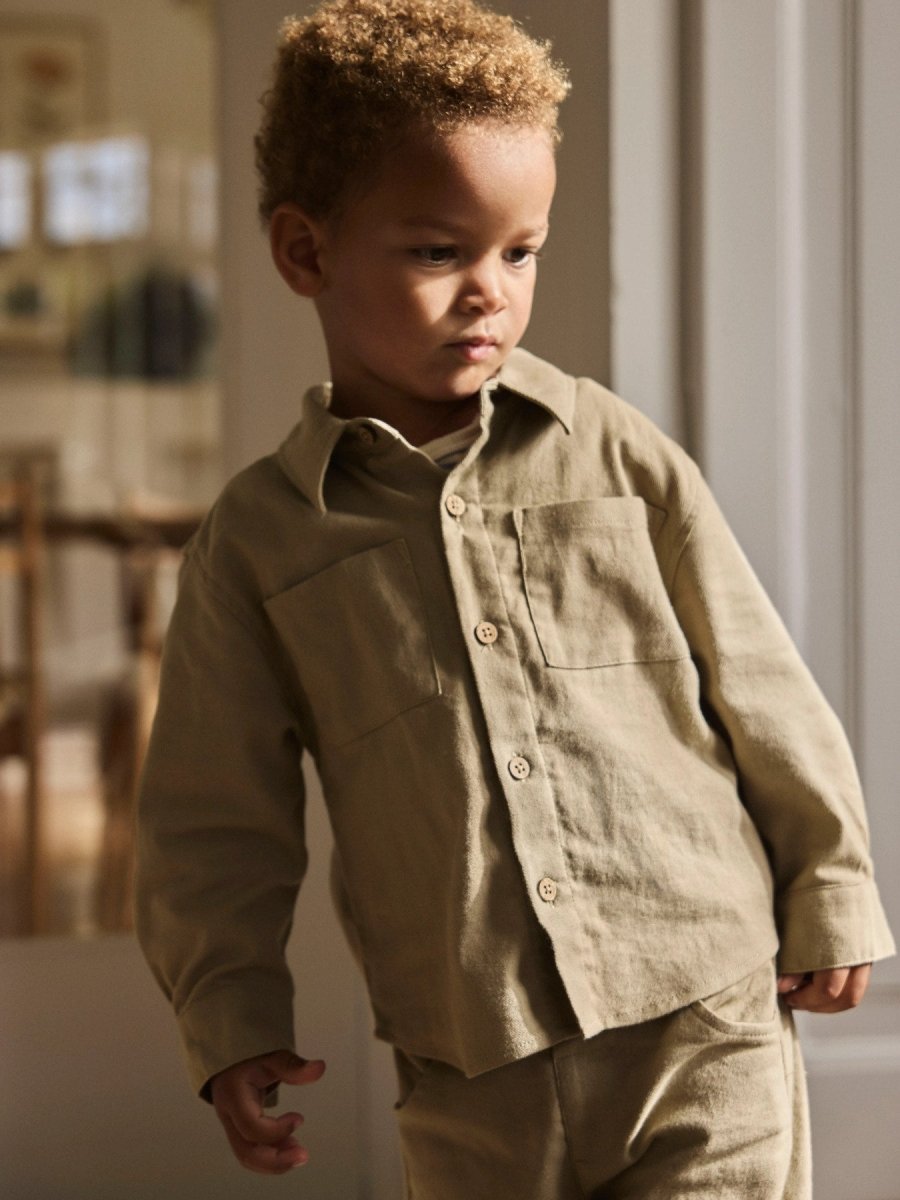 Lil' Atelier Mini KOA LS LOOSE SHIRT - Twill | Torgunns Barneklær AS