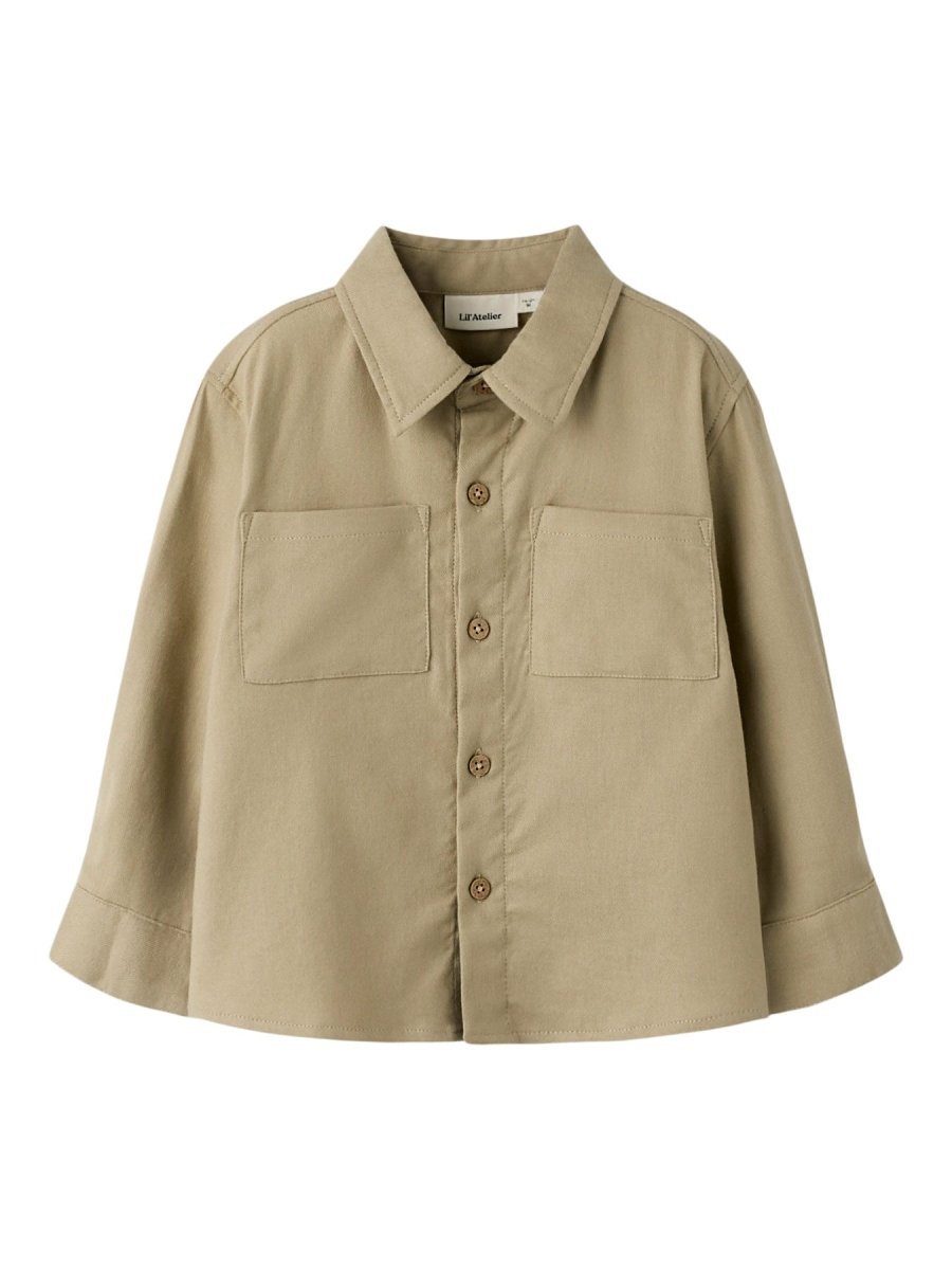 Lil' Atelier Mini KOA LS LOOSE SHIRT - Twill | Torgunns Barneklær AS