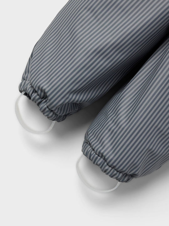 Lil' Atelier Mini LADRY10 Regnsett m/fôr - Ultimate Grey | Torgunns Barneklær AS