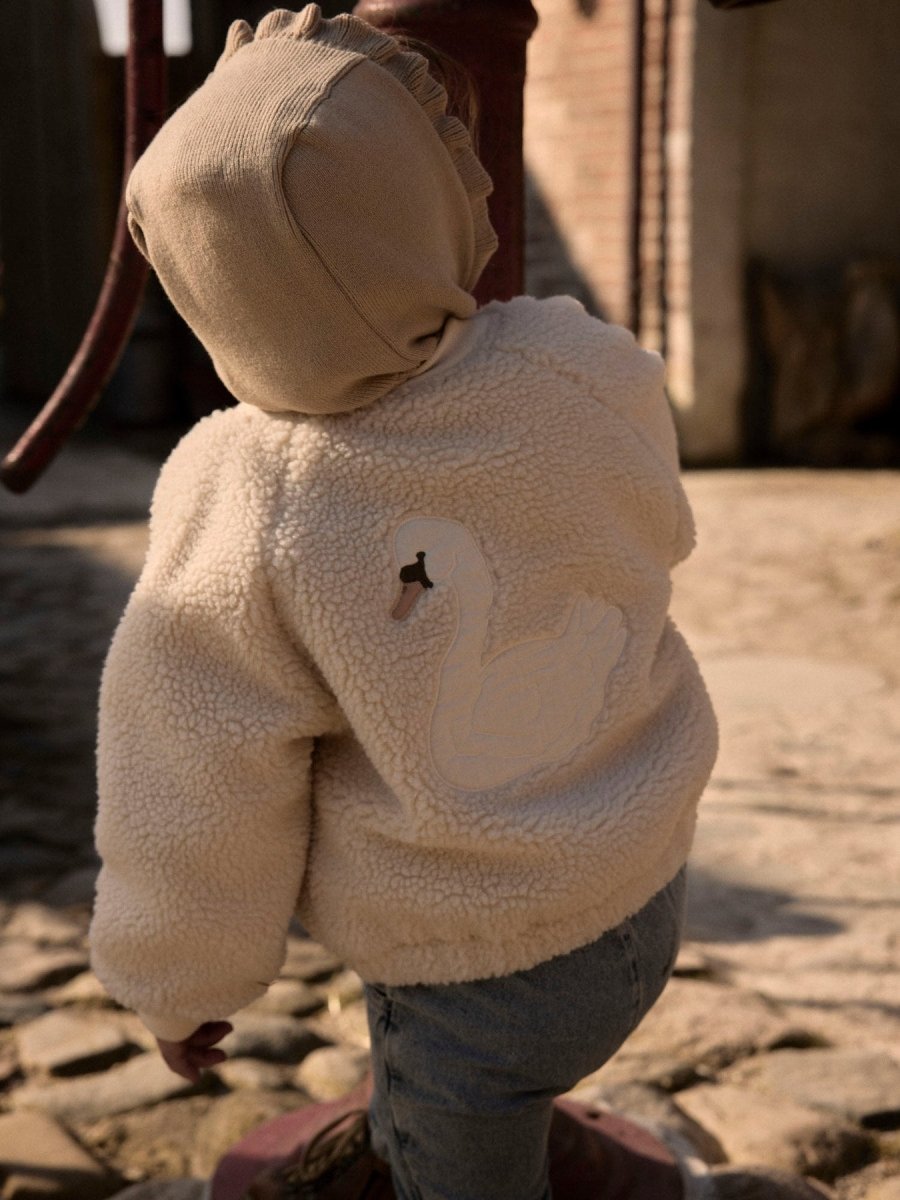 Lil' Atelier Mini LAJO BOMBER JACKET - Turtledove | SWAN | Torgunns Barneklær AS