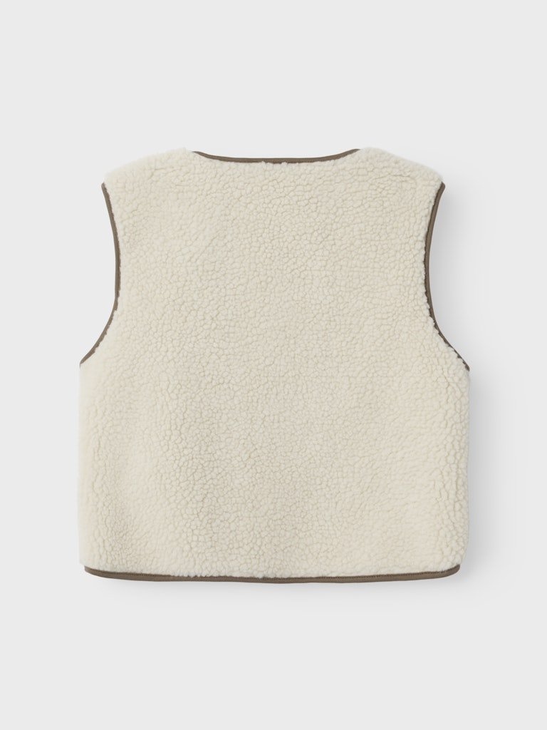 Lil' Atelier Mini LAJO LOOSE VEST - Turtledove | Torgunns Barneklær AS