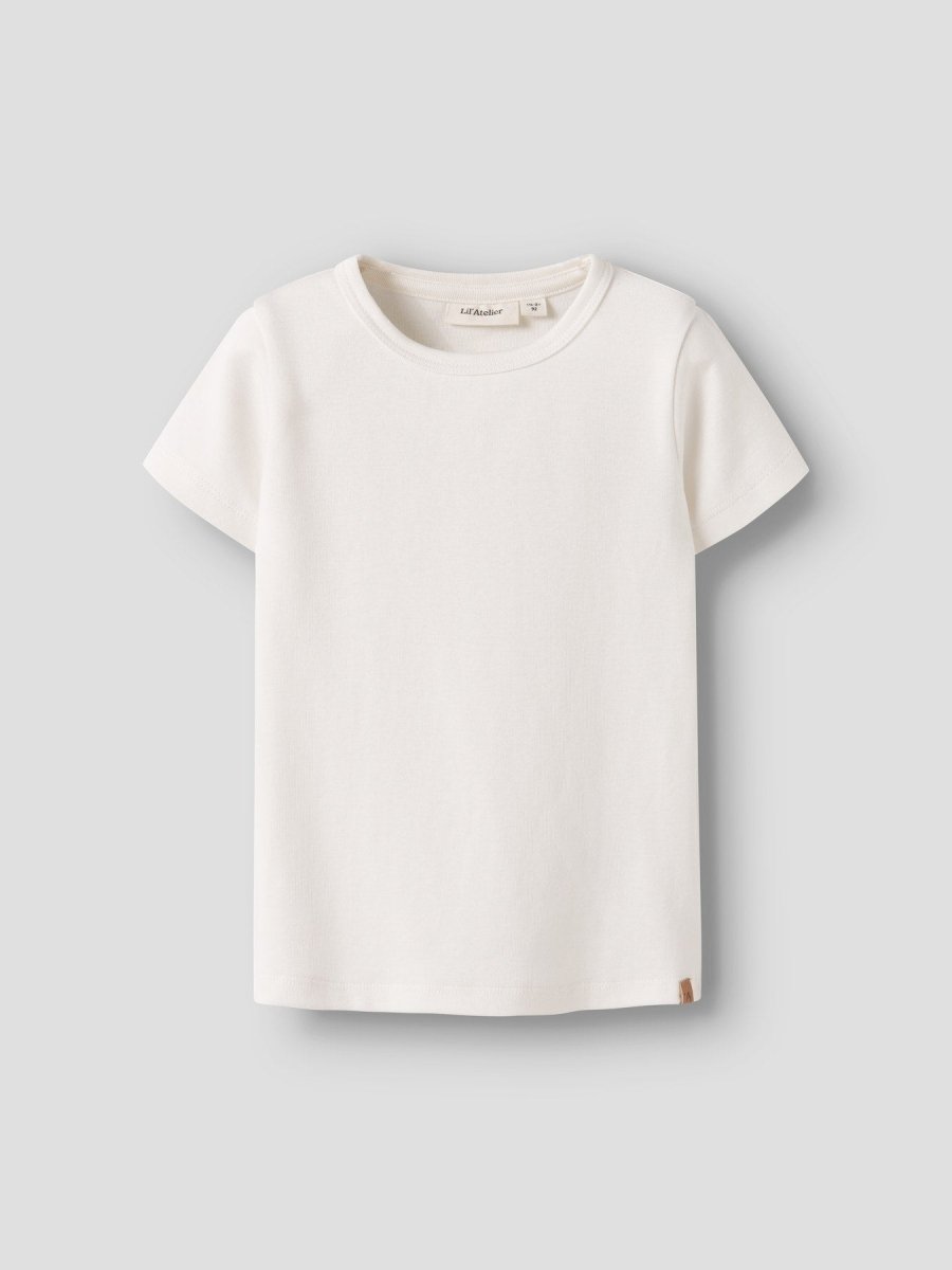 Lil Atelier Mini LALO TAP SLIM topp - Coconut Milk | Torgunns Barneklær AS