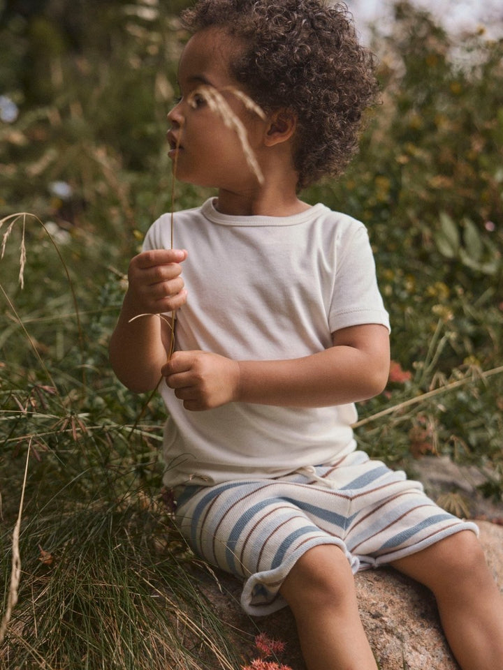 Lil Atelier Mini LALO TAP SLIM topp - Coconut Milk | Torgunns Barneklær AS