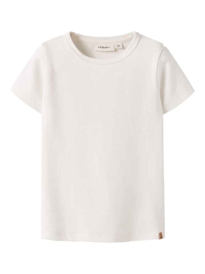 Lil Atelier Mini LALO TAP SLIM topp - Coconut Milk | Torgunns Barneklær AS