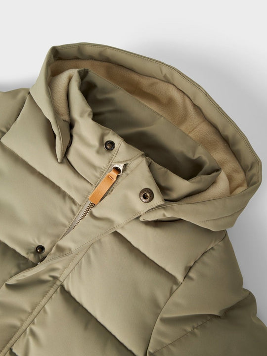 Lil' Atelier Mini LAMEDOW03 PUFFER LONG JACKET - Overland Trek | Torgunns Barneklær AS