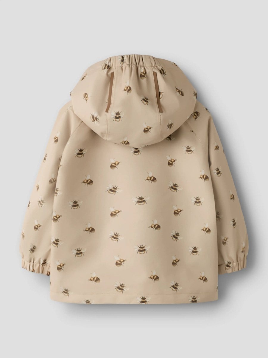 Lil' Atelier Mini LAMINT vanntett overgangsjakke - Safari | BEE | Torgunns Barneklær AS