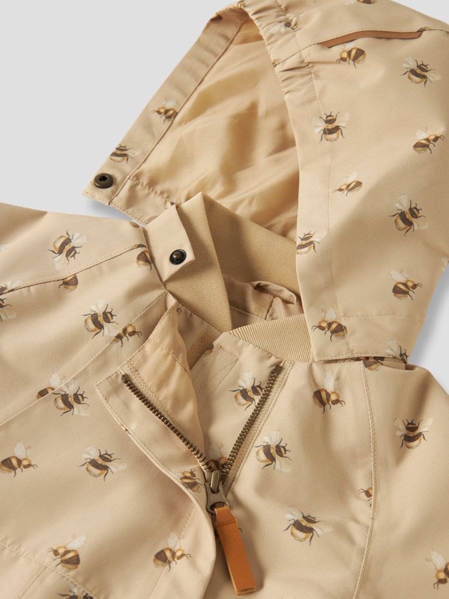 Lil' Atelier Mini LAMINT vanntett parkdress - Safari | BEE | Torgunns Barneklær AS