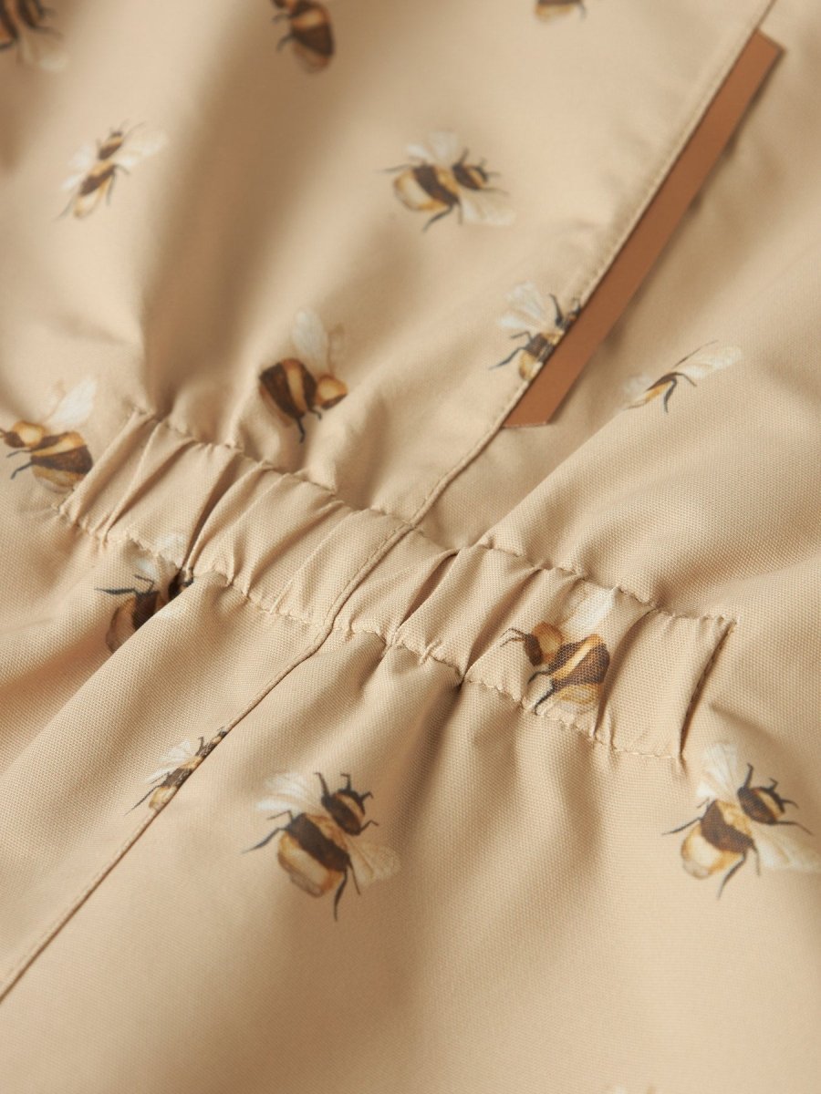 Lil' Atelier Mini LAMINT vanntett parkdress - Safari | BEE | Torgunns Barneklær AS